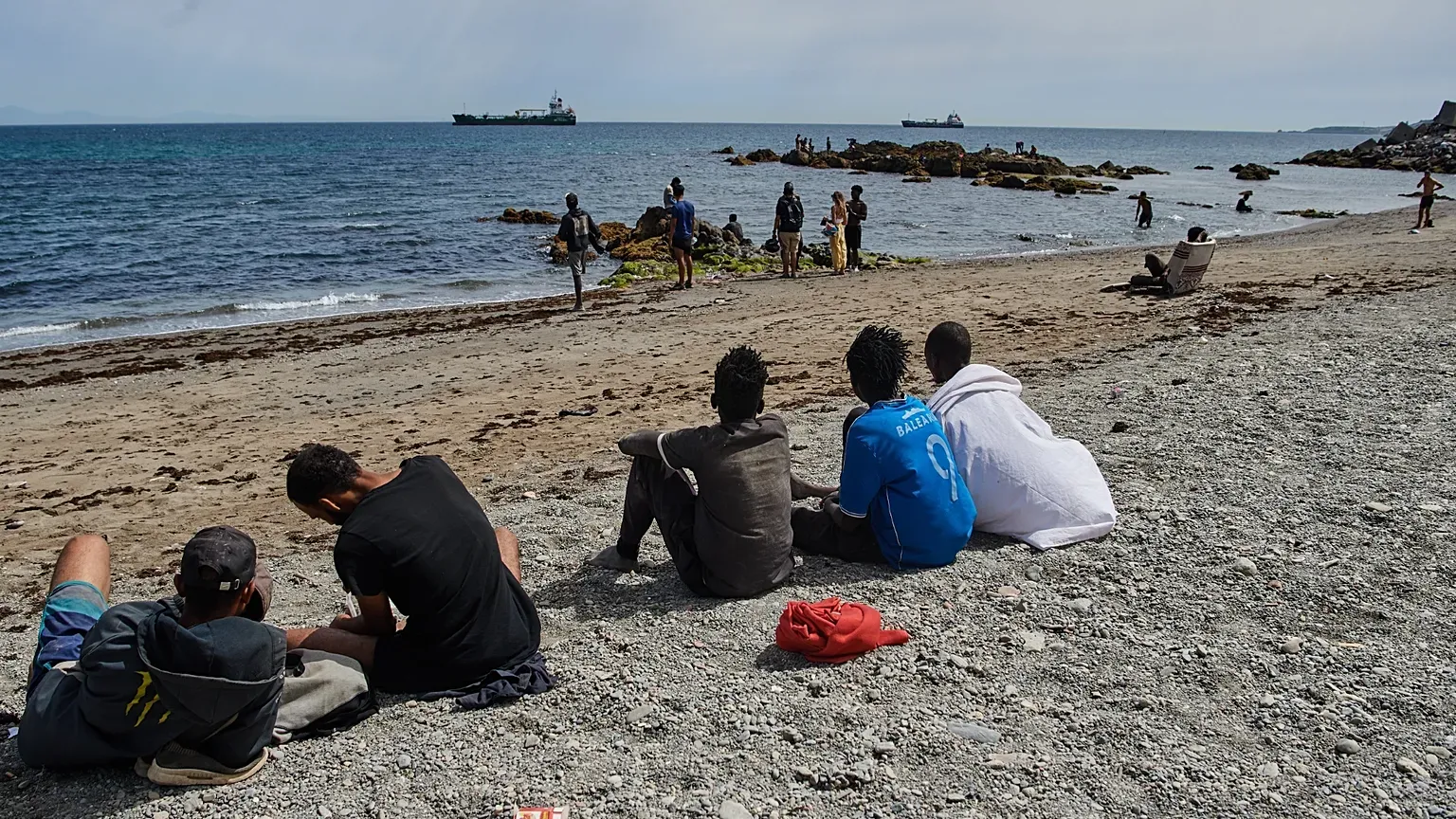 Migration an der Grenze zwischen Marokko und Spanien