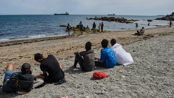 Migration an der Grenze zwischen Marokko und Spanien
